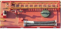 國六慶鈴五十鈴雙排水罐消防車