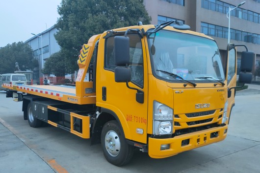 國六慶鈴五十鈴KV100黃牌清障車