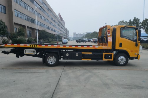 國六慶鈴五十鈴KV100黃牌清障車