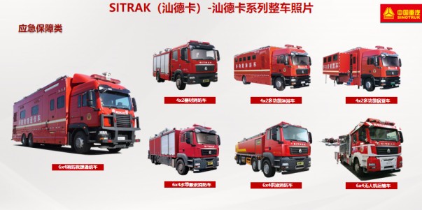 國(guó)六重汽汕德卡消防車整車圖片 國(guó)六重汽汕德卡消防車整車圖片